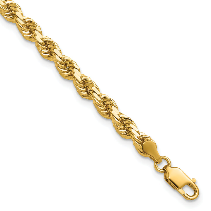 14k 4.25mm Diamond-cut Rope Chain