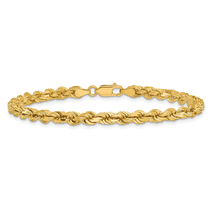 14k 4.25mm Diamond-cut Rope Chain