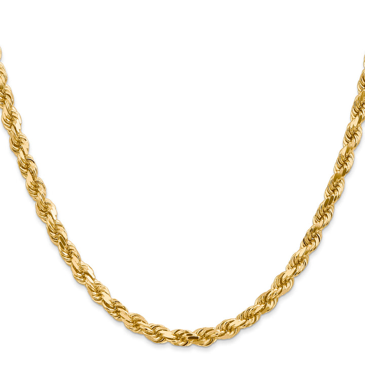 14k 4.5mm Diamond-cut Rope Chain
