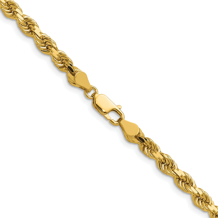 14k 4.5mm Diamond-cut Rope Chain