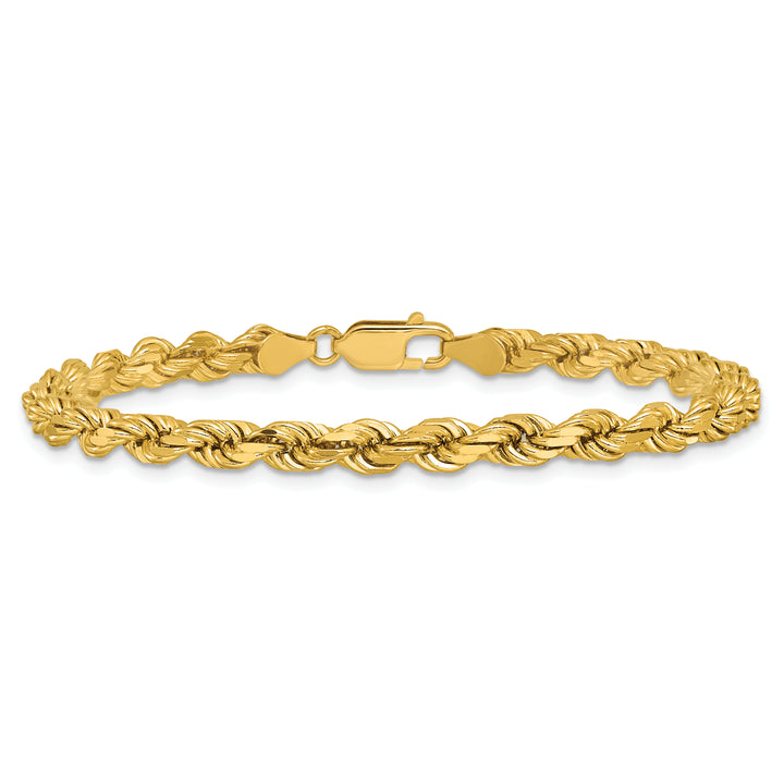 14k 4.5mm Diamond-cut Rope Chain