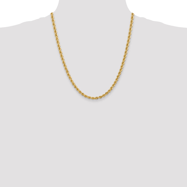 14k 5.0mm Solid Rope Chain