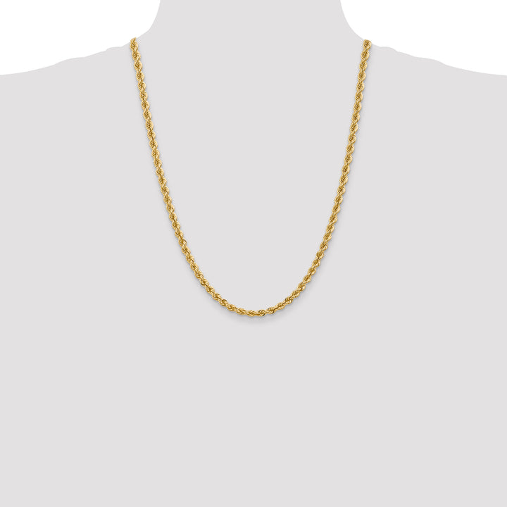 14k 5.0mm Solid Rope Chain