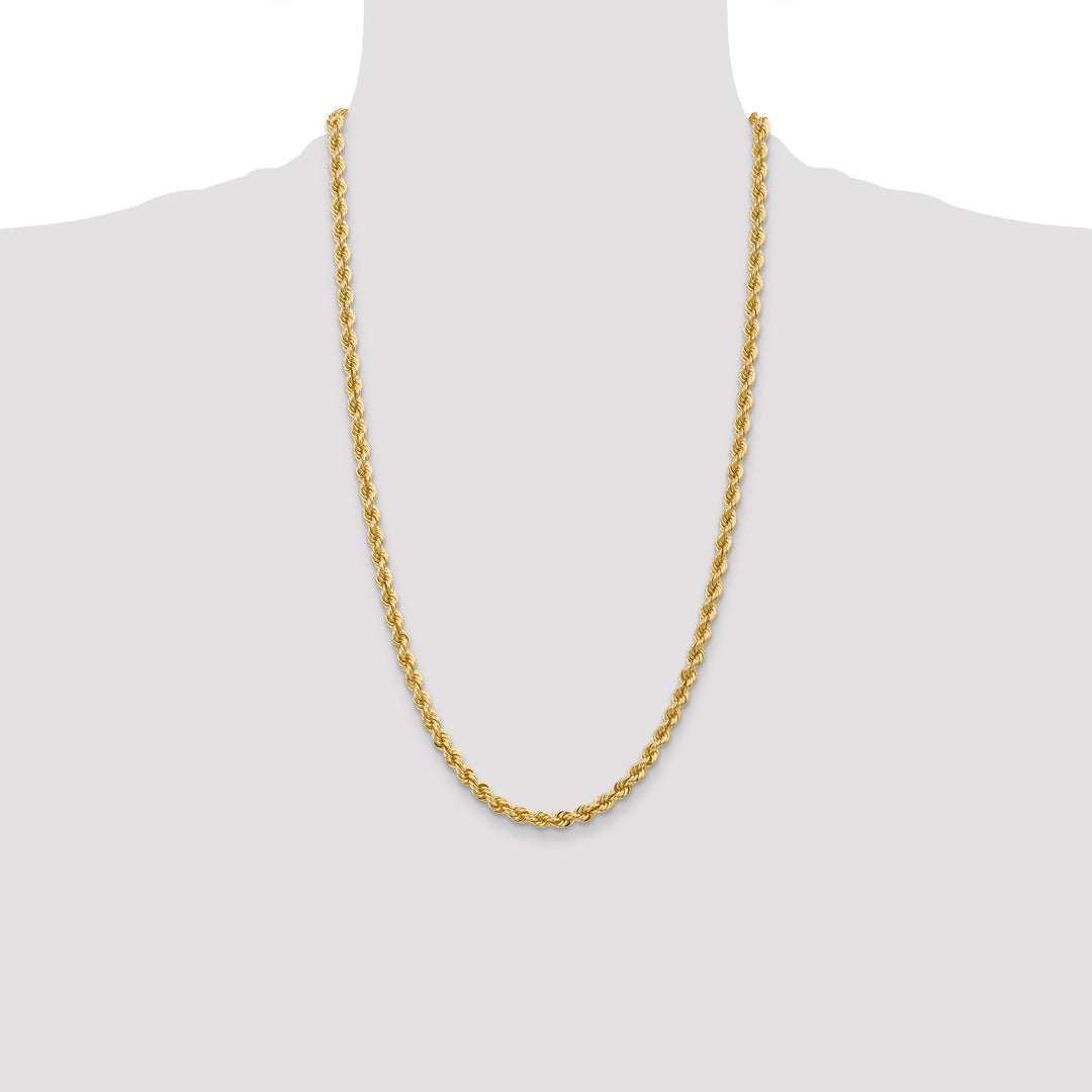 14k 5.0mm Solid Rope Chain