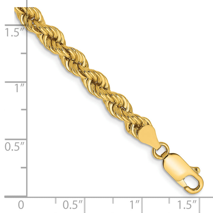 14k 5.0mm Solid Rope Chain