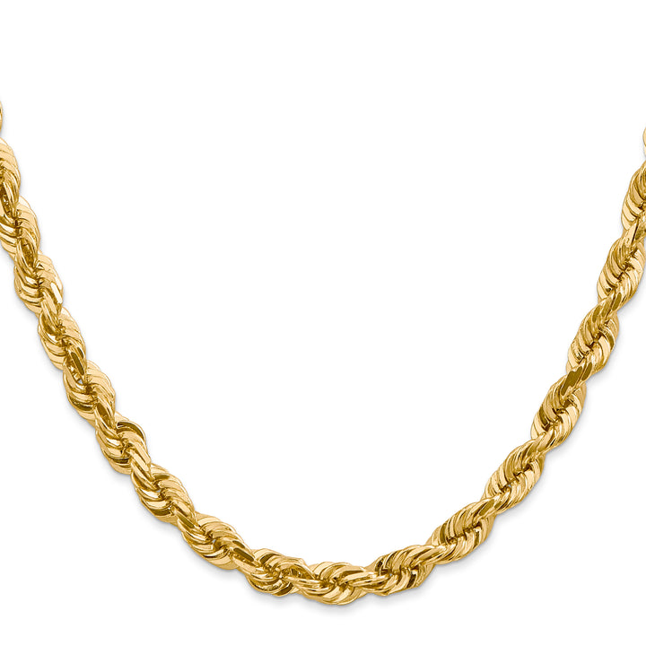14k 5.5mm Diamond-cut Rope Chain