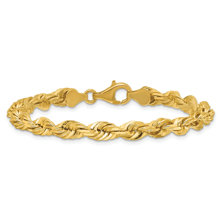 14k 5.5mm Diamond-cut Rope Chain
