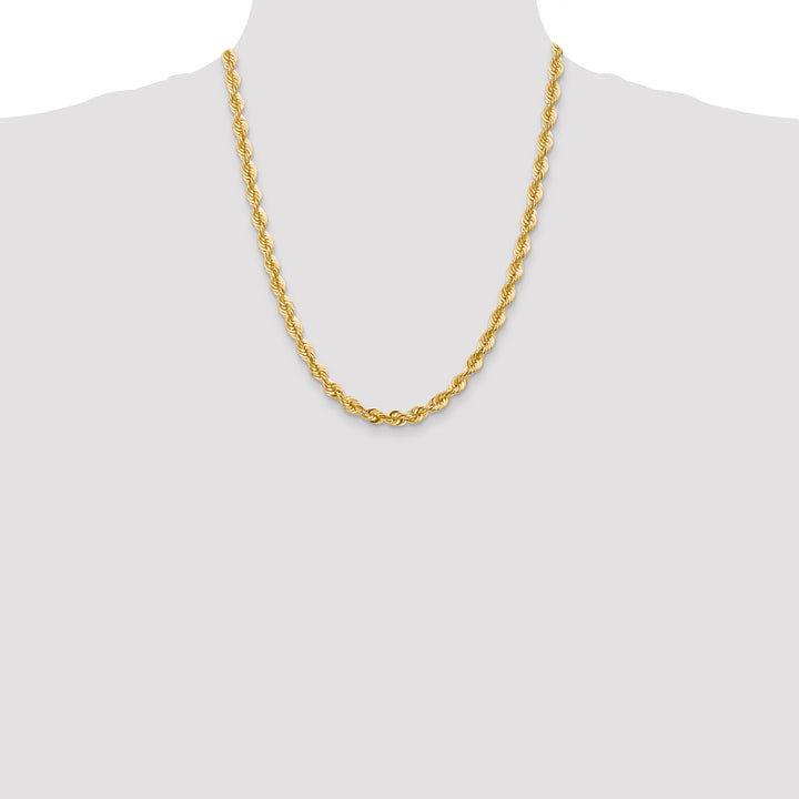 14k 6.0mm Solid Rope Chain