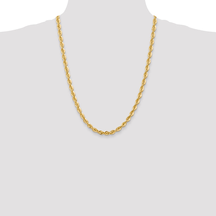 14k 6.0mm Solid Rope Chain