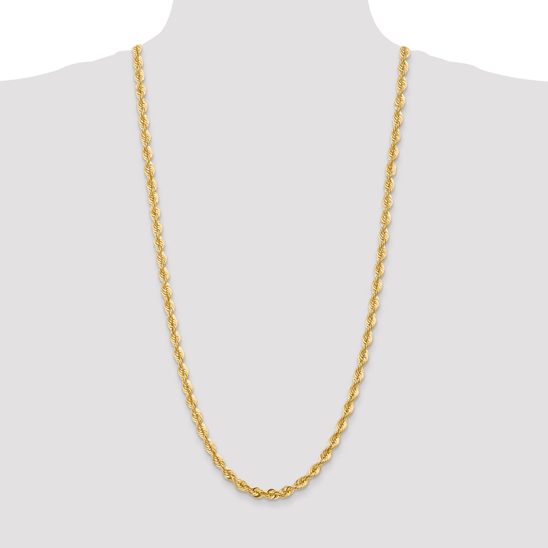 14k 6.0mm Solid Rope Chain