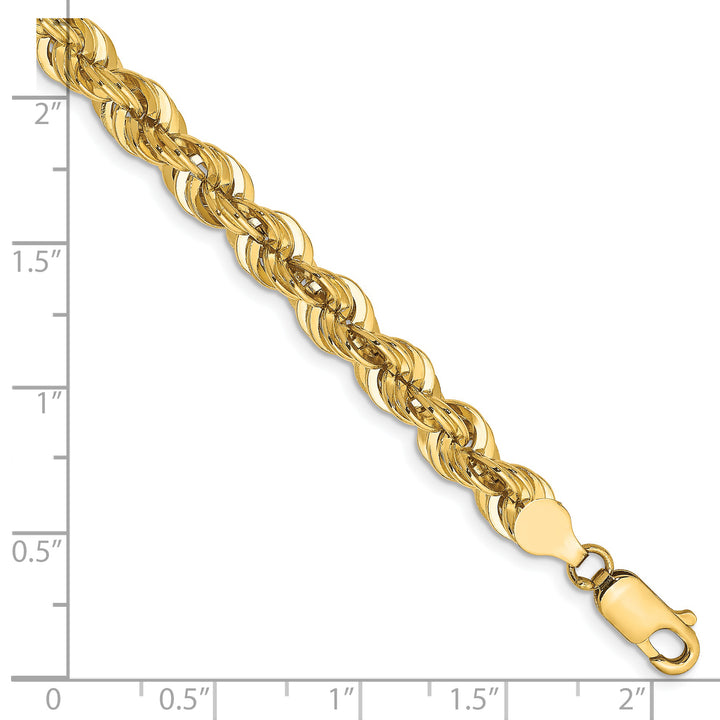 14k 6.0mm Solid Rope Chain