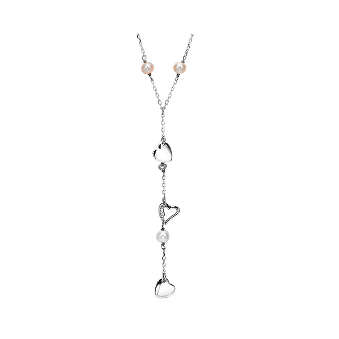 Silver Pearl Necklace
