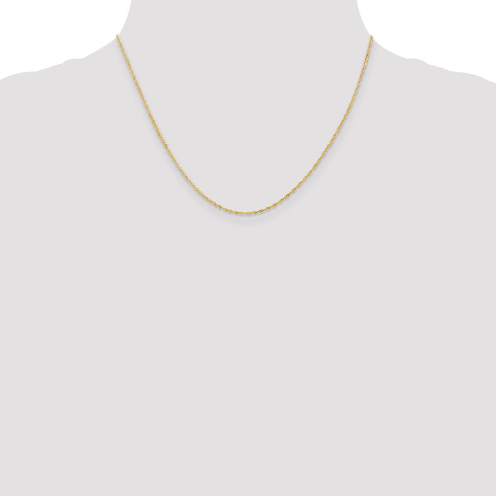 18K Leslies 1.1mm Singapore Chain
