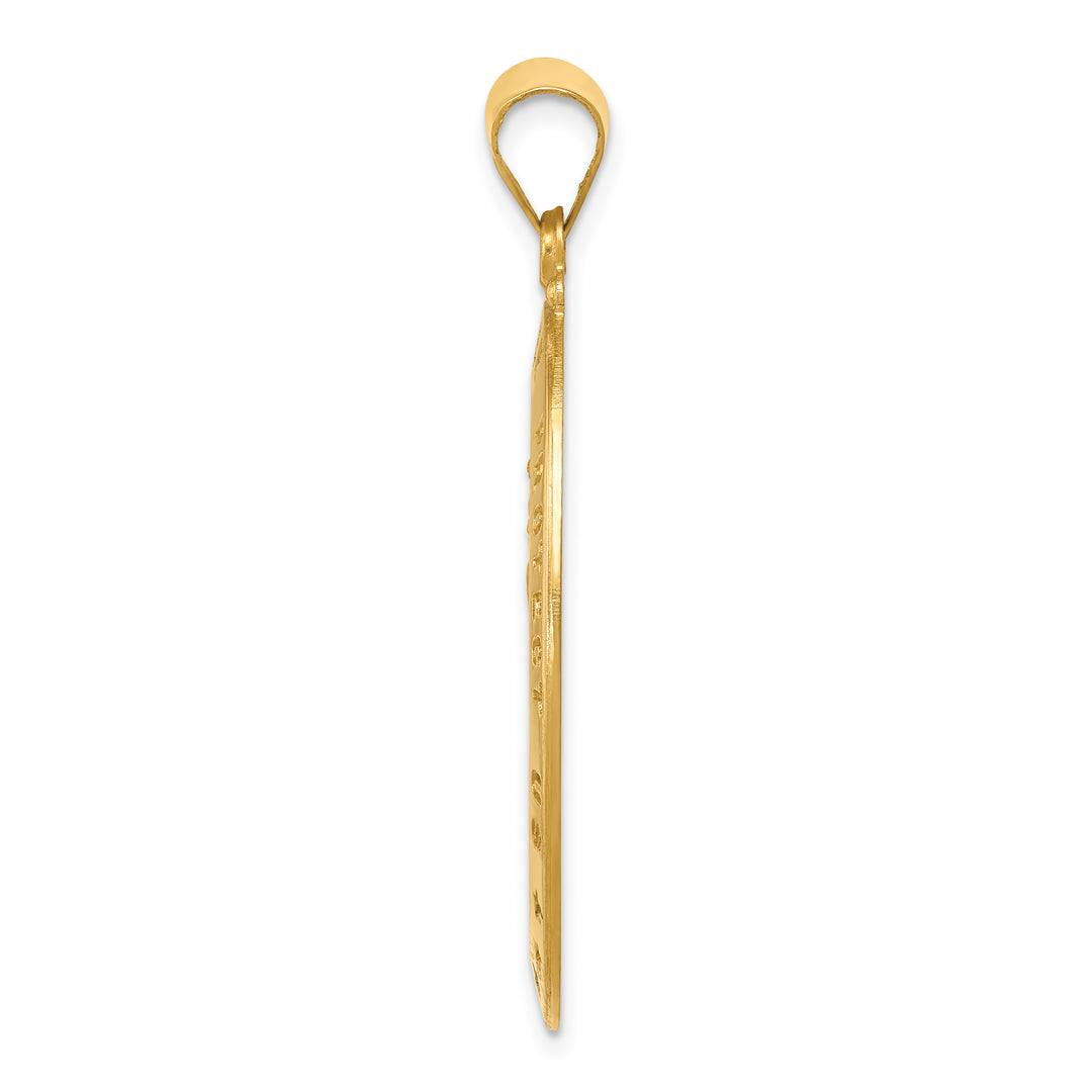 18k Saint Christopher Medal Pendant