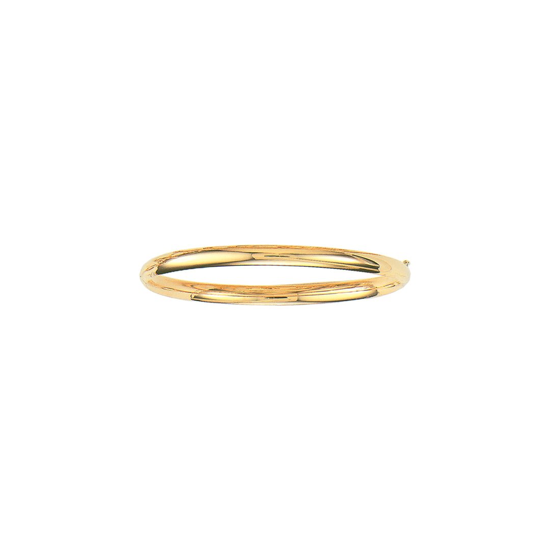 14K Gold Polished 5mm Bangle