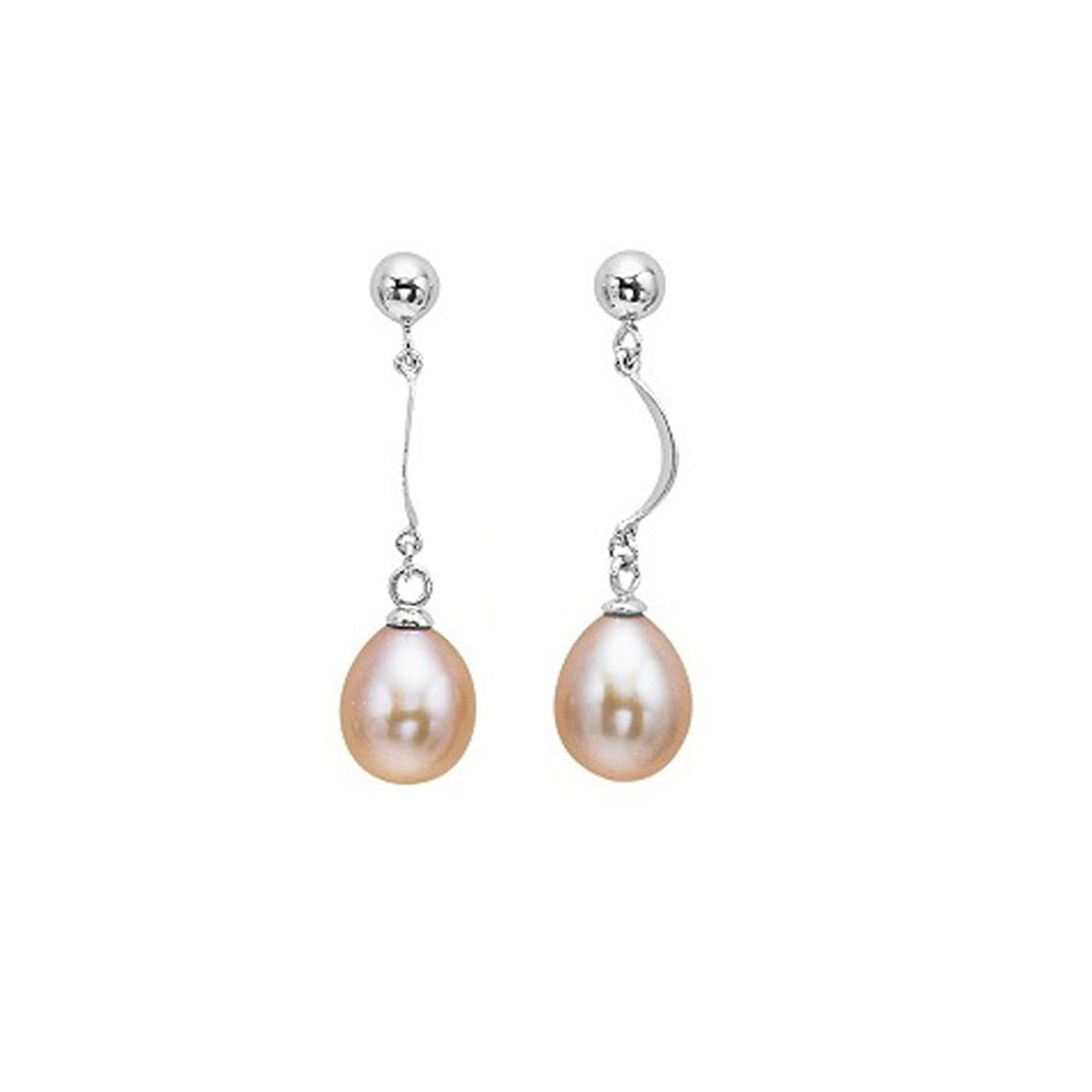 Silver & Pearl Earring
