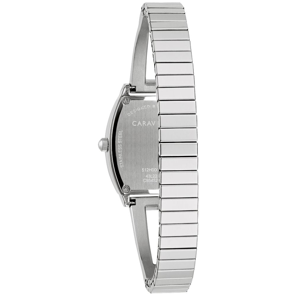 Caravelle Stainless Steel Modern CAR Ladies Watch