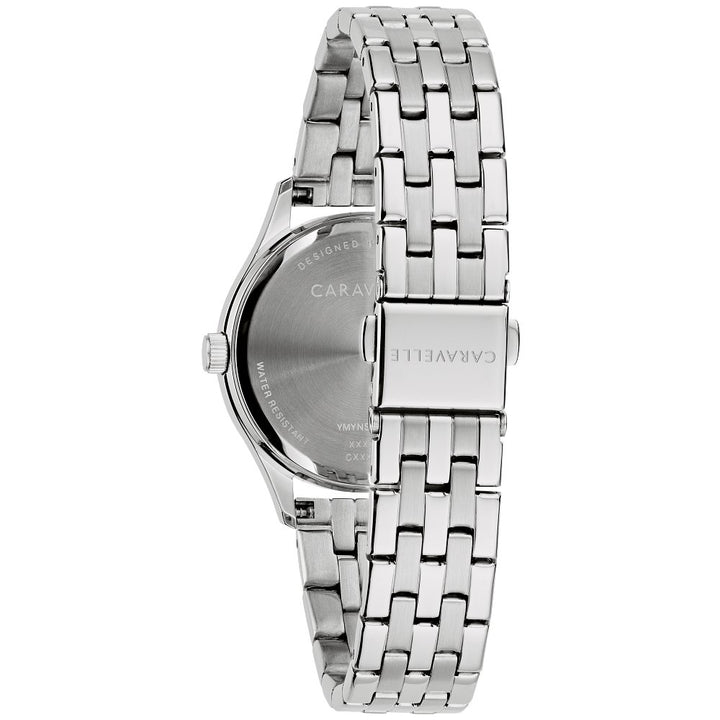 Caravelle Stainless Steel Classic CAR Ladies Watch