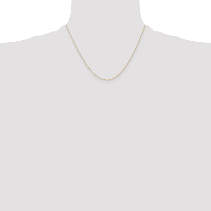 14k .4 mm Carded Cable Rope Chain