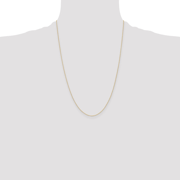 14k .4 mm Carded Cable Rope Chain