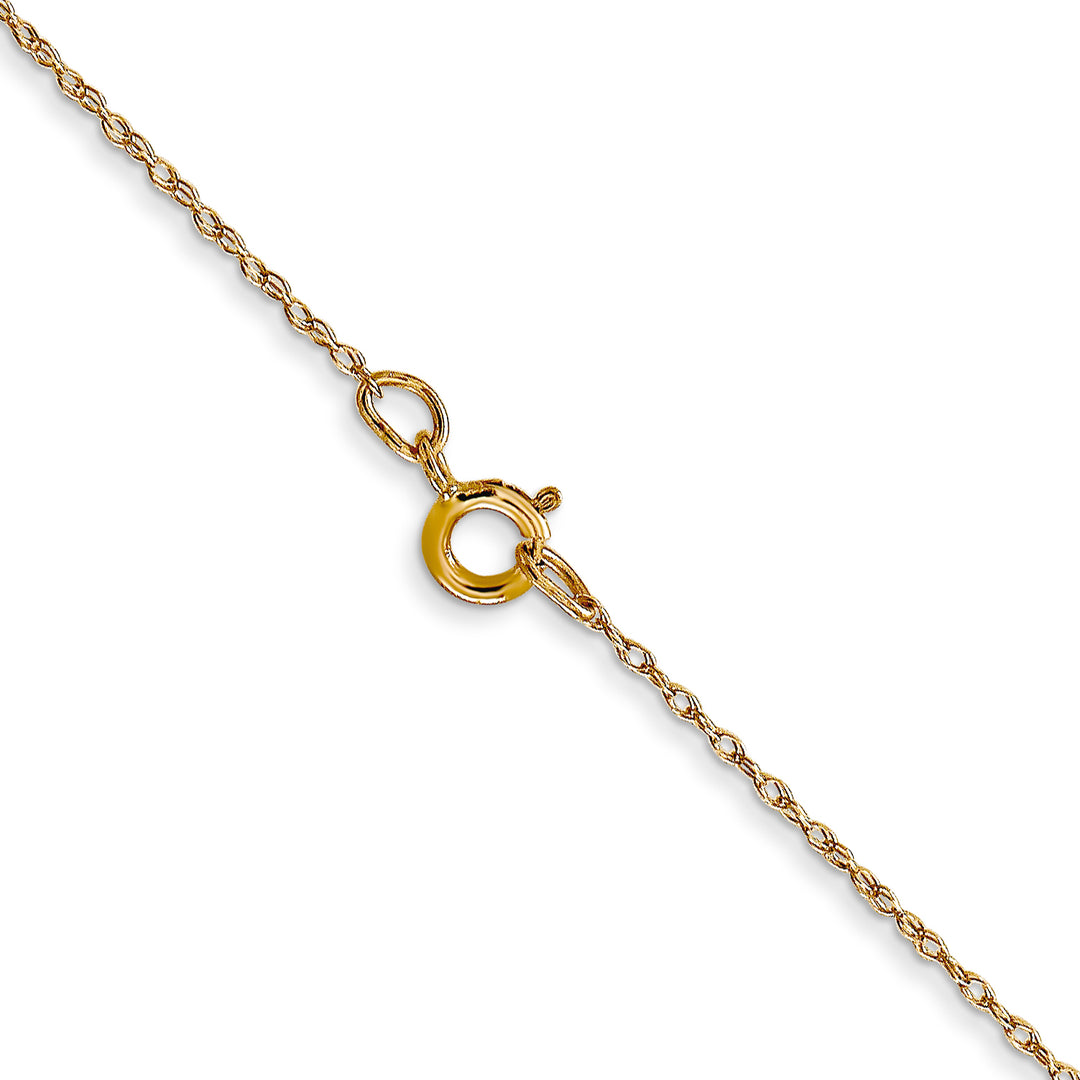 14k .5 mm Carded Cable Rope Chain