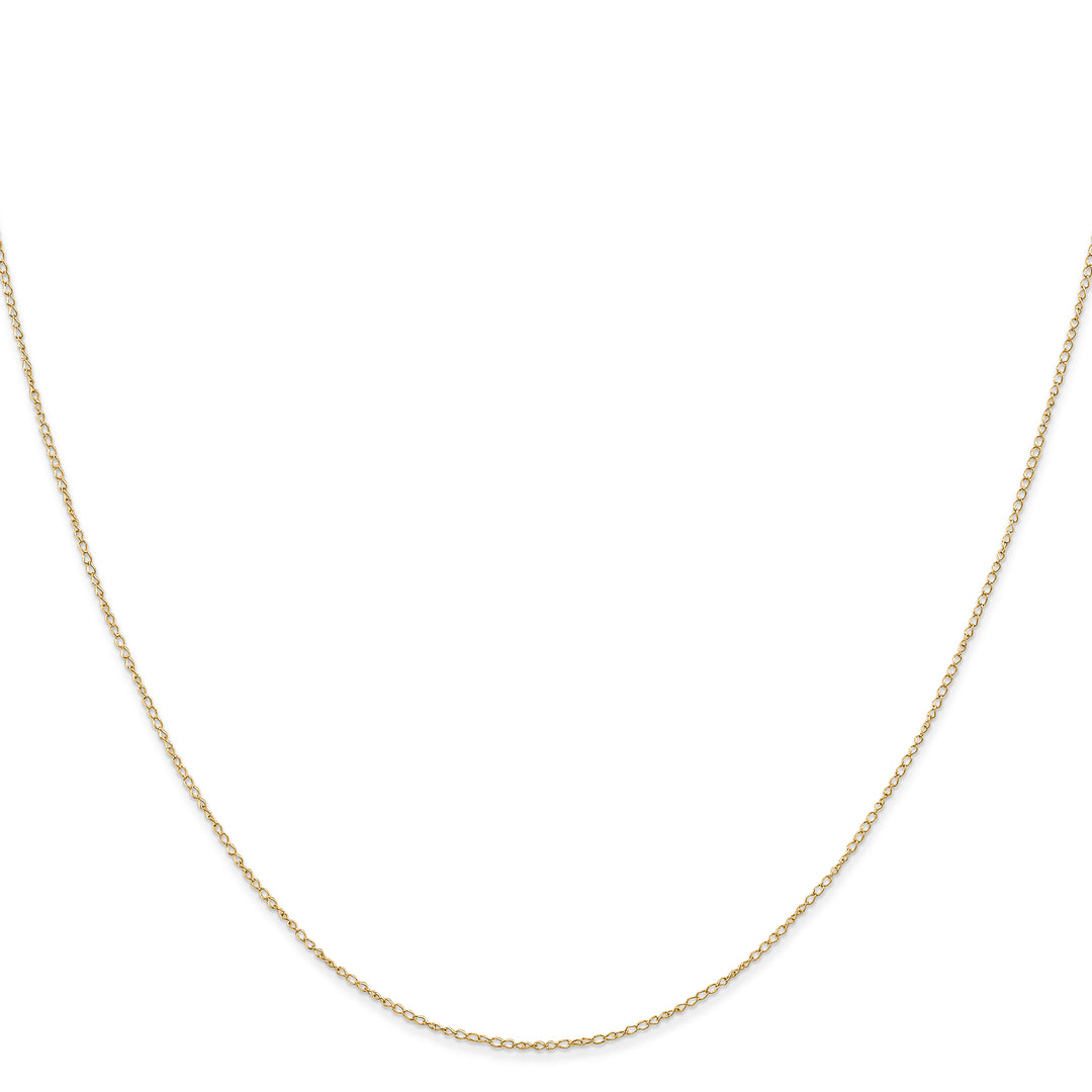 14k .42 mm Carded Curb Chain