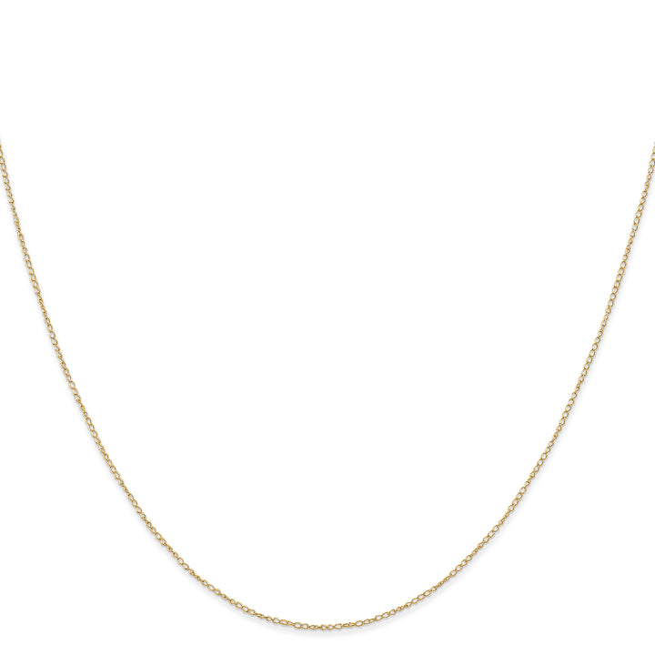 14k .42 mm Carded Curb Chain