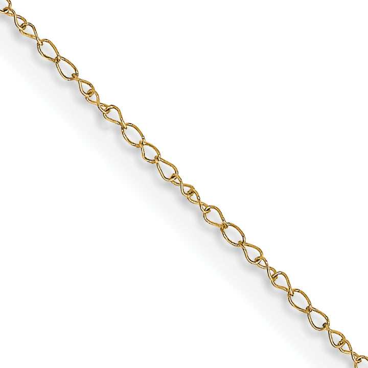 14k .42 mm Carded Curb Chain