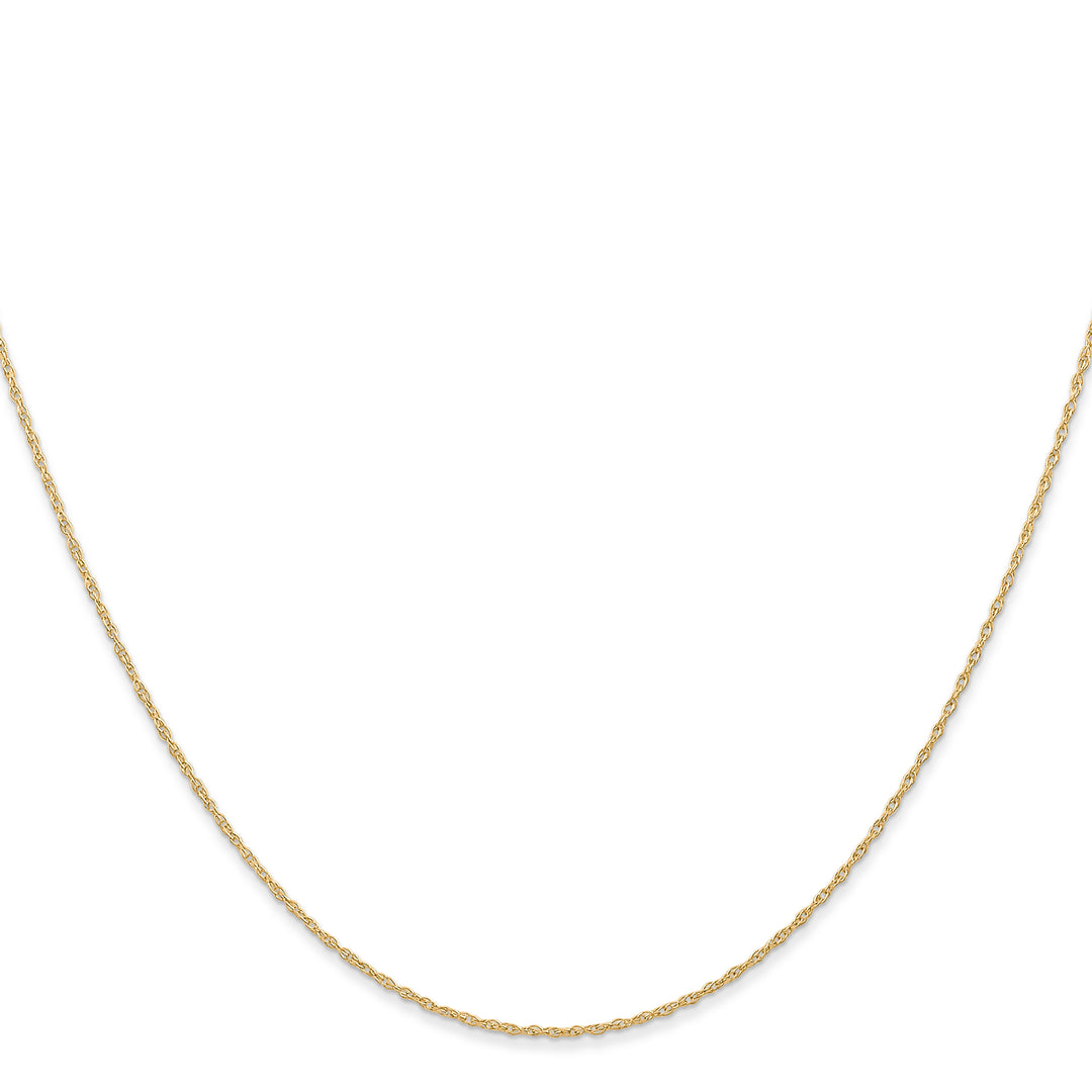 14k .6 mm Carded Cable Rope Chain
