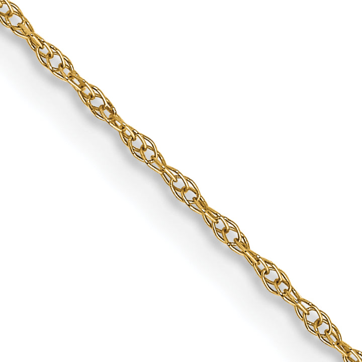 14k .6 mm Carded Cable Rope Chain