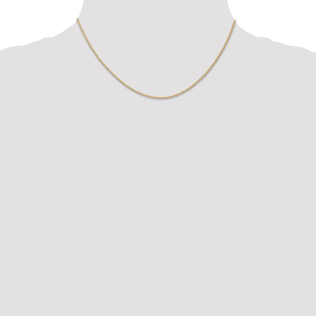 14k .7 mm Carded Cable Rope Chain