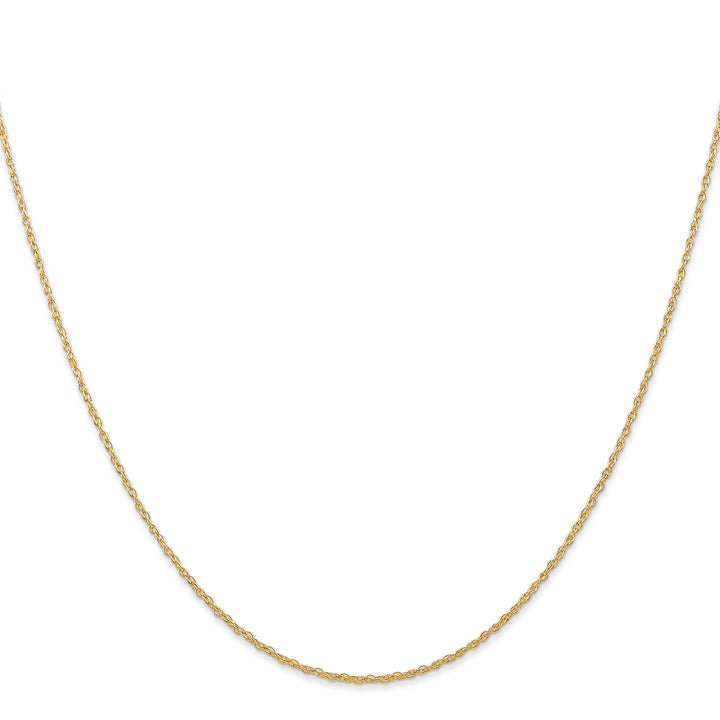 14k .7 mm Carded Cable Rope Chain
