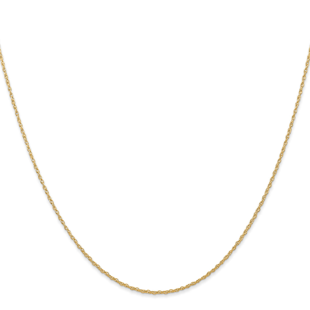 14k .7 mm Carded Cable Rope Chain