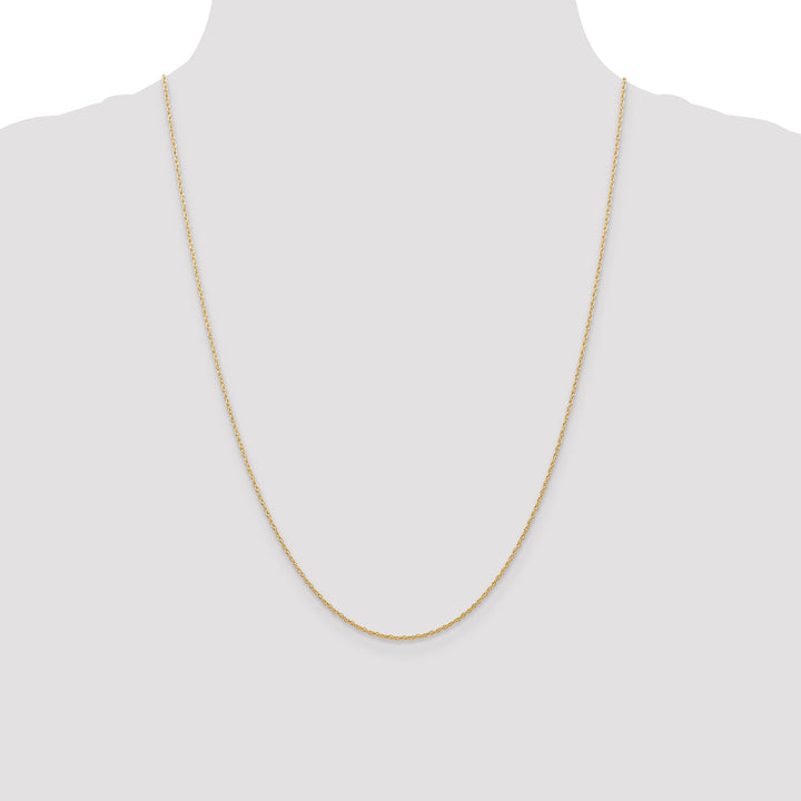 14k .7 mm Carded Cable Rope Chain