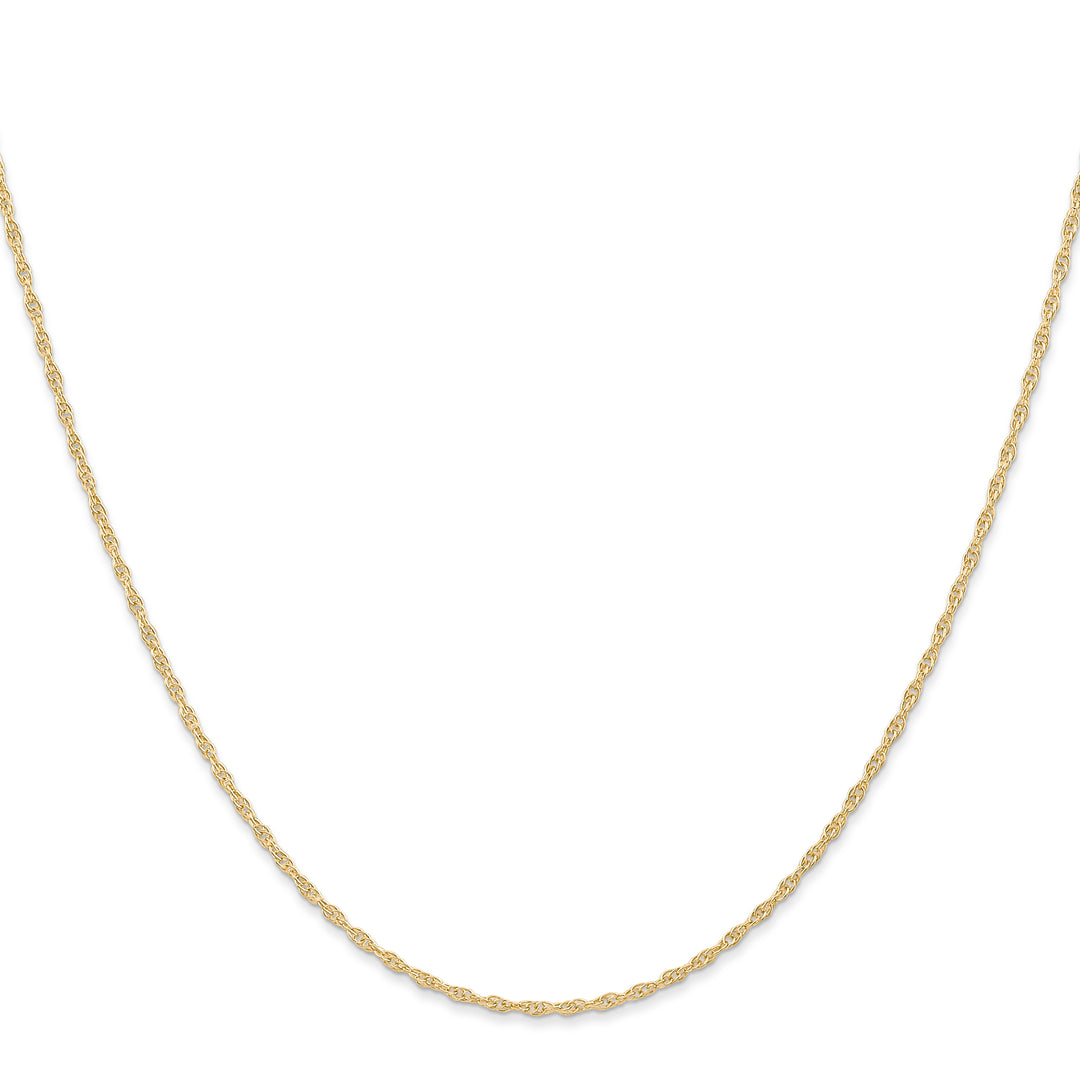 14K 1.15mm Carded Cable Rope Chain