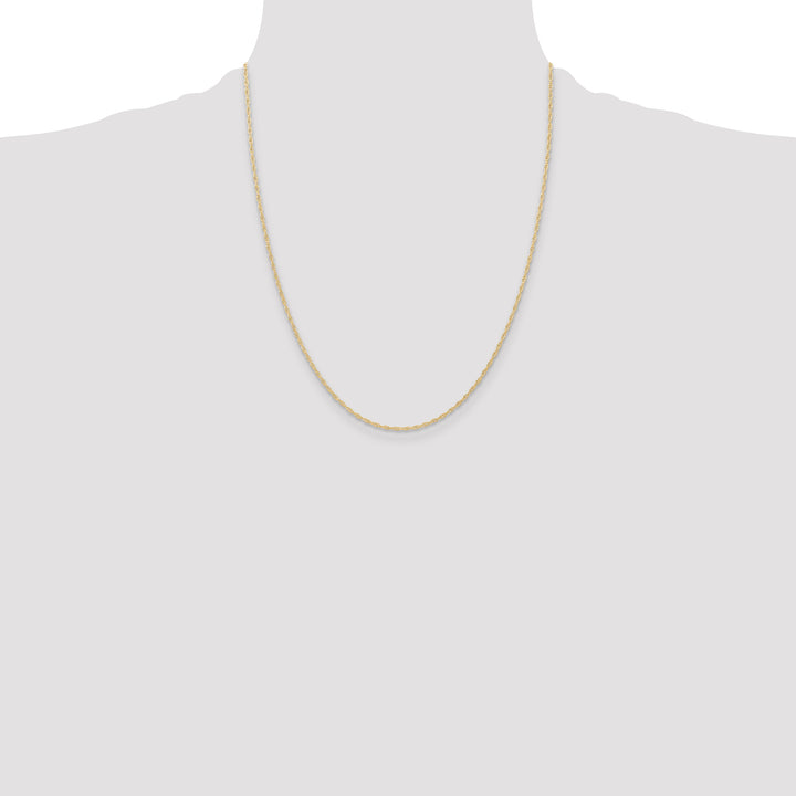 14K 1.15mmCarded Cable Rope Chain