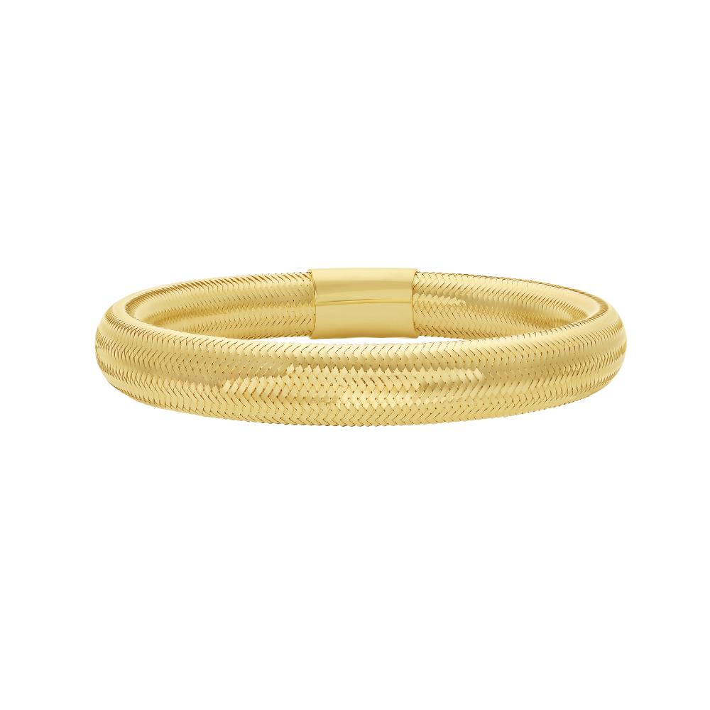 14K Large Stretch Mesh Bracelet