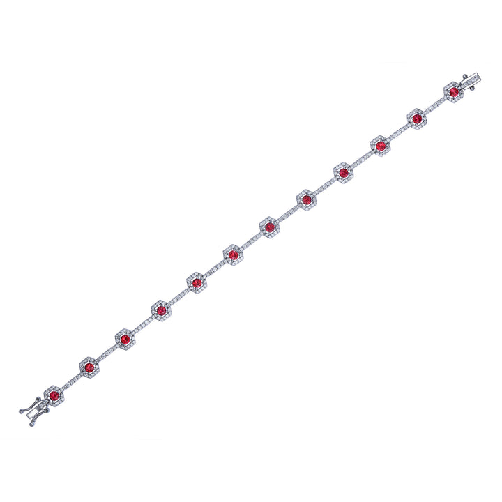 Novell Global - Ruby and Diamond Bracelet