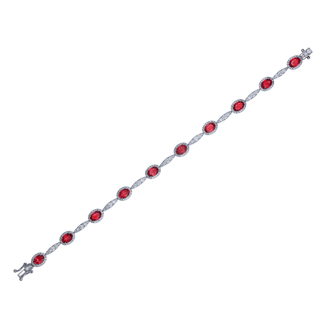 Novell Global - Ruby and Diamond Bracelet