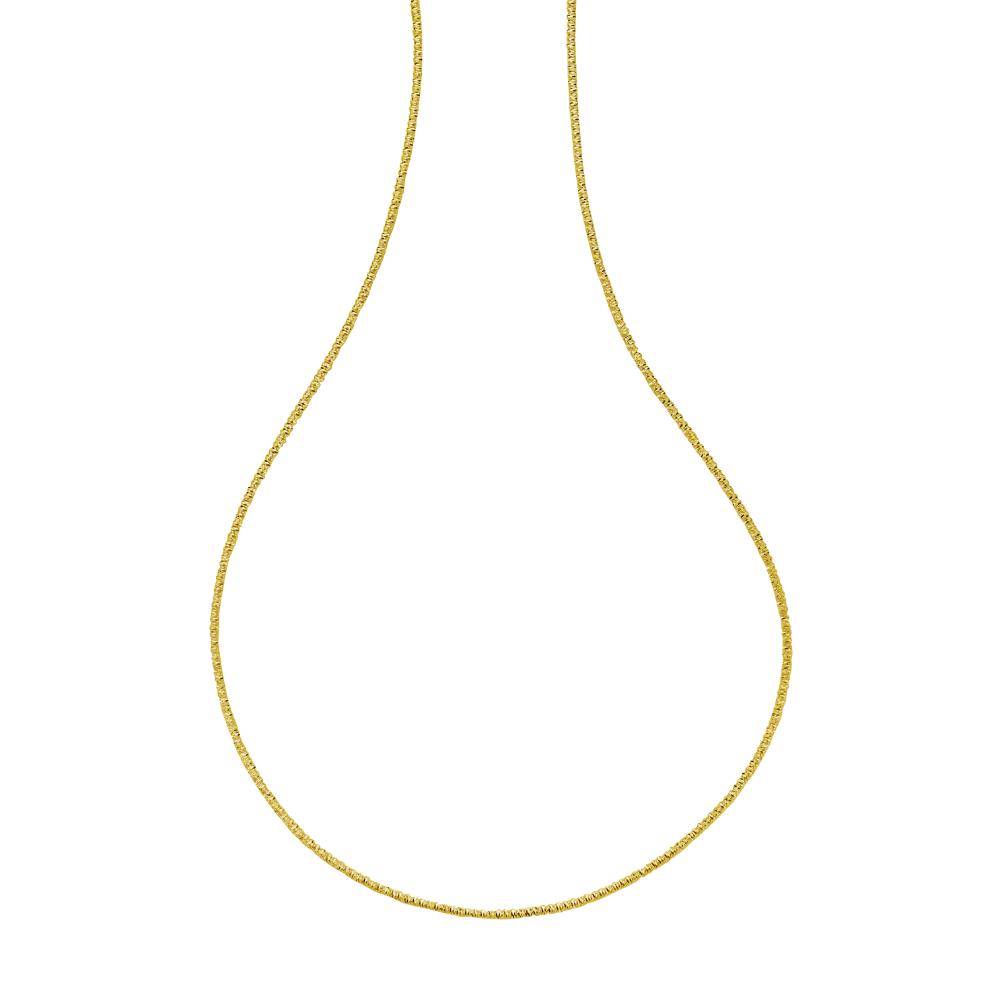14K 1.7mm Sparkle Spring Chain