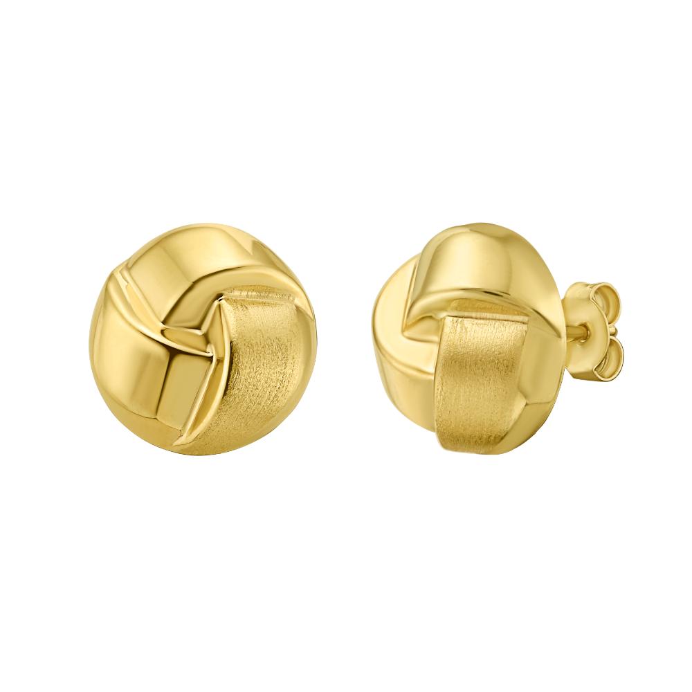 14K Fancy Knot Studs