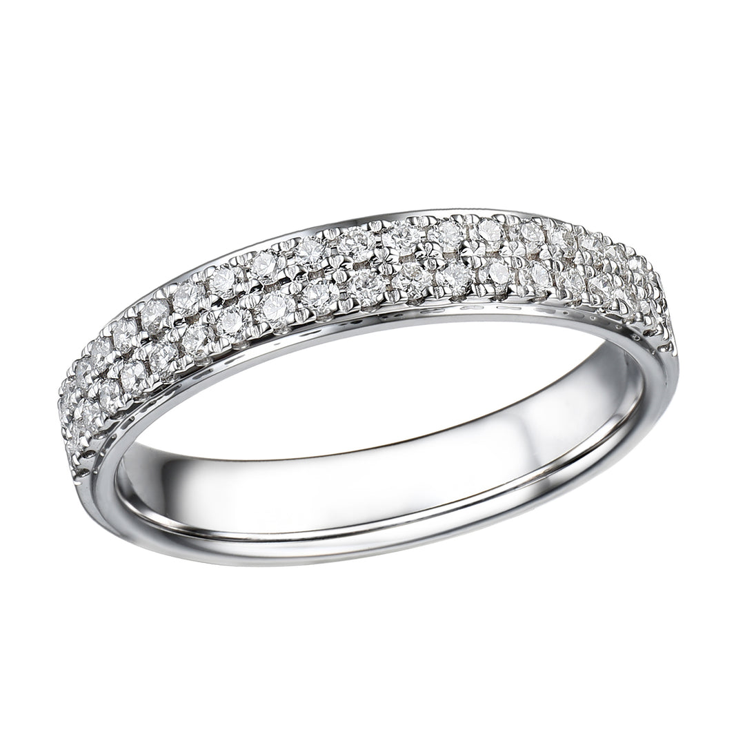 Novell Global - Double Row Diamond Ring (0.35CTW)