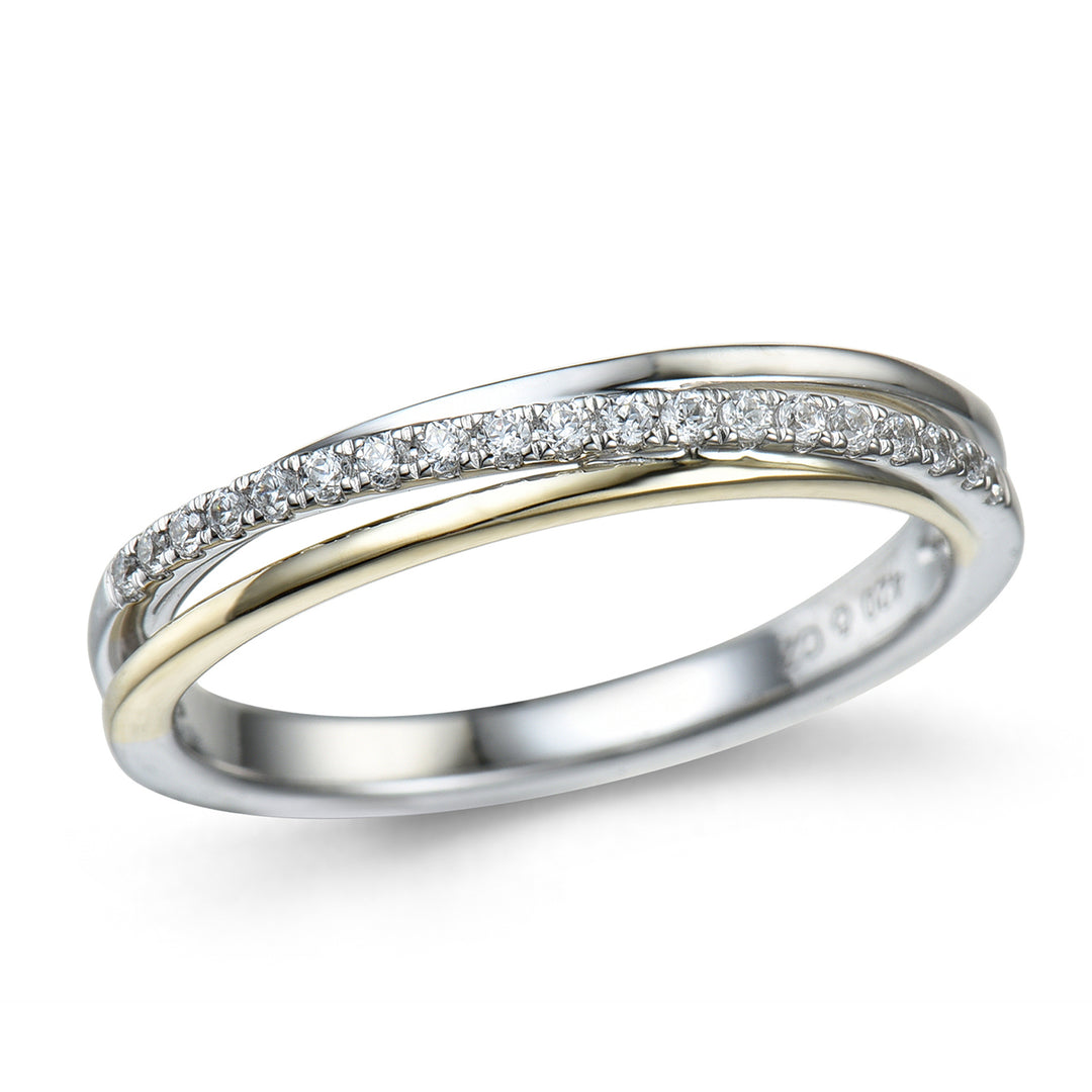Novell Global - Blue Sapphire and Diamond Ring