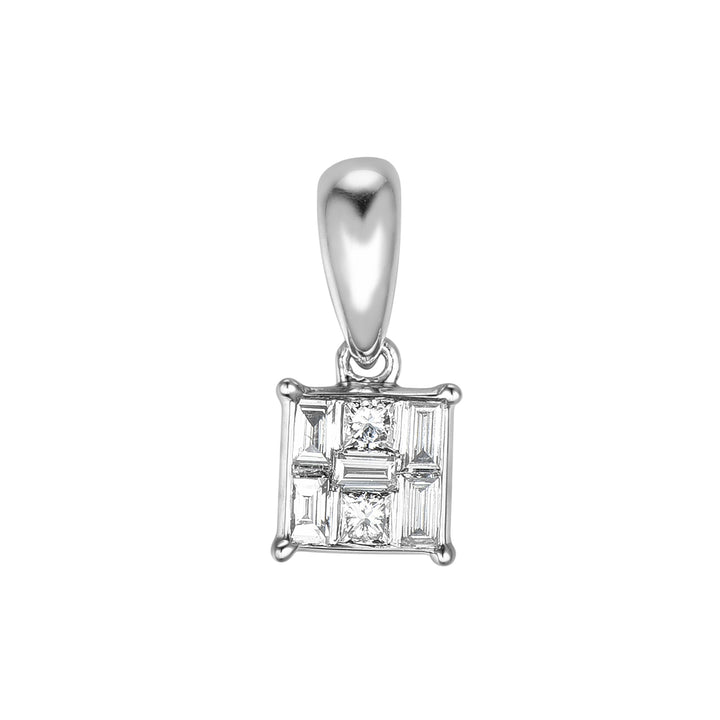 Novell Global - Diamond Pendant  with Baguette