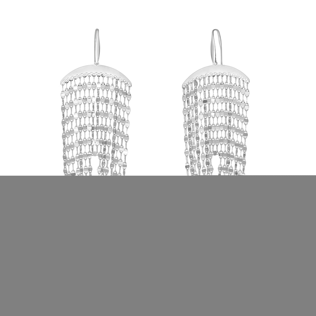 Sterling Silver Chandelier Earrings