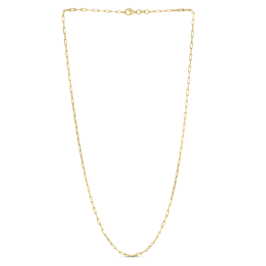 Silver Plated 1.8mm Paperclip Chain