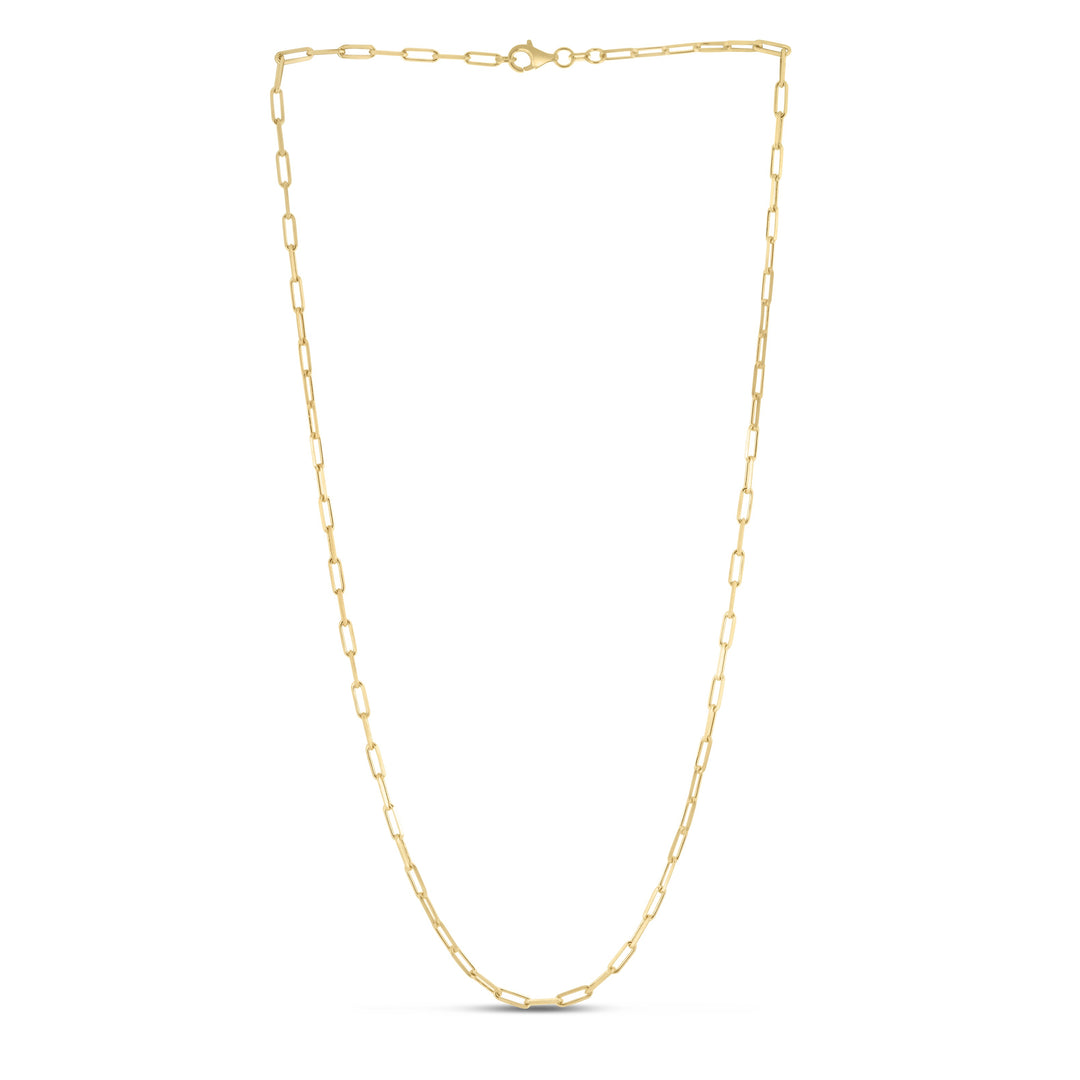 Silver Plated 2.5mm Paperclip Chain