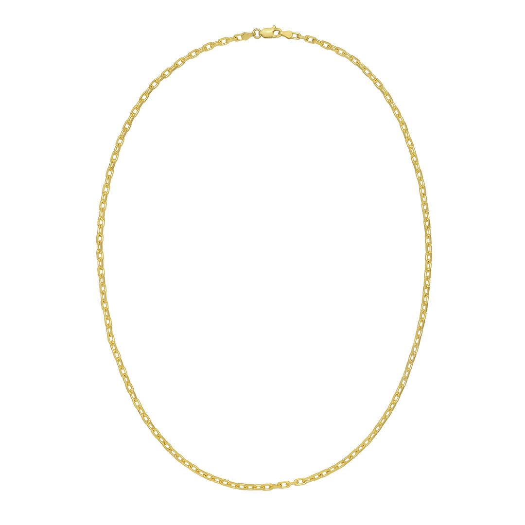 Gold Over Silver 2.8mm French Cable Chain