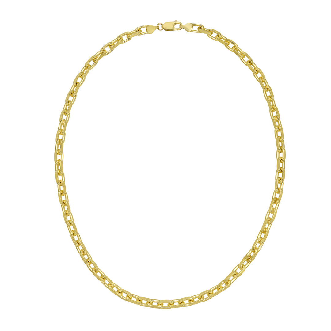 Gold Over Silver 5.6mm French Cable Chain