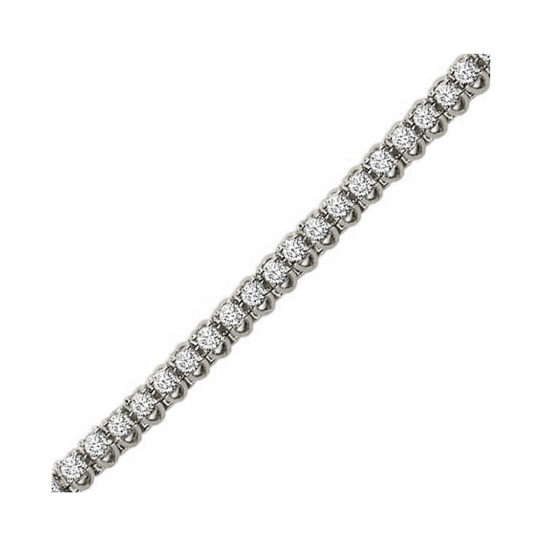 14Kt White Gold Diamond 7Ctw Bracelet